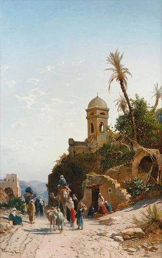 Hermann David Salomon Corrodi - On The Road To Jerusalem.webp