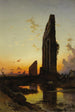Sonnenuntergang über den Ruinen - Hermann David Salomon Corrodi — Ansicht des Kunstwerks