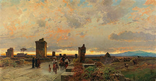 Hermann David Salomon Corrodi - Via Appia Antica.webp