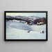 Wintermorgen im Schwarzwald - Hermann Dischler — gerahmtes Bild an der Wand
