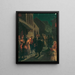 Neue Mondphase - Hermann Junker — gerahmtes Bild an der Wand