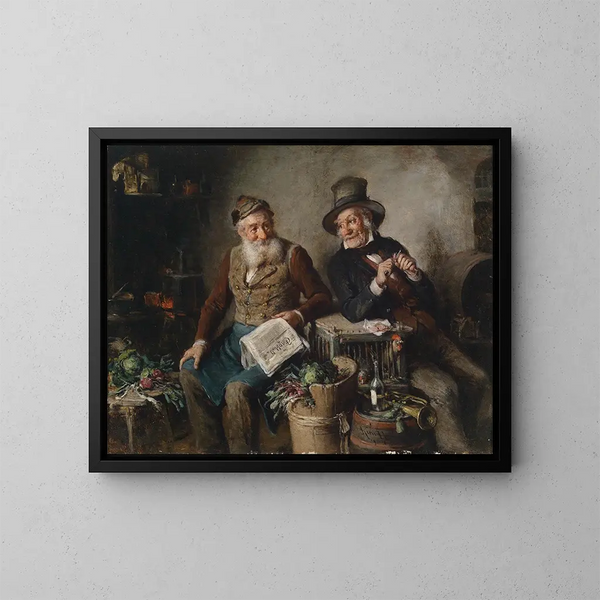 Bons amis - Hermann Kern — gerahmtes Bild an der Wand