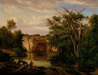 Landschaft der Hügelregion - Hermann Lungkwitz — Ansicht des Kunstwerks