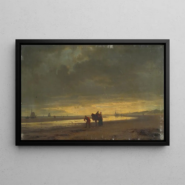 Hermann Mevius - Hollndische Seekste bei Ebbe.webp