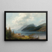 Bergsee, Sagnfjord, Norwegen - Hermann Ottomar Herzog — gerahmtes Bild an der Wand