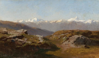 Hermann Ottomar Herzog - SnowCapped Peaks.webp