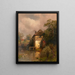 Le Moulin - Hermann Ottomar Herzog — gerahmtes Bild an der Wand