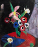Stillleben mit Blumen vor schwarzem Hintergrund II - Hermann Stenner — Ansicht des Kunstwerks