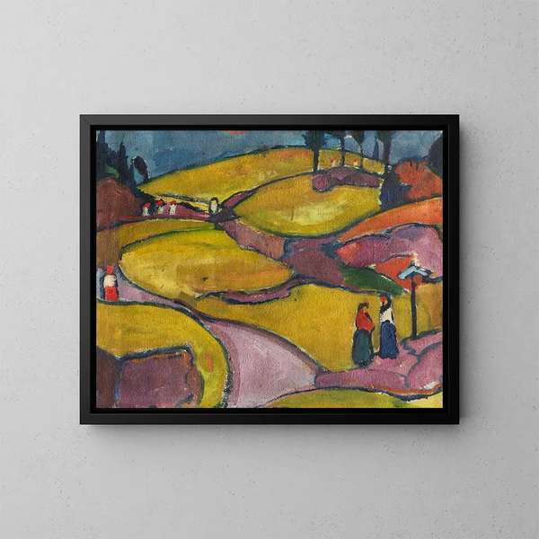 Landschaftsbild Eifel - Hermann Stenner — gerahmtes Bild an der Wand