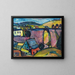 Viadukt bei Monschau - Hermann Stenner — gerahmtes Bild an der Wand