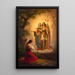 Erscheinung der Heiligen Katharina und Michael an Jeanne d'Arc - Hermann Stilke — gerahmtes Bild an der Wand