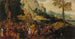 Landschaftsgemälde mit Johannes dem Täufer predigend - Herri met de Bles — Ansicht des Kunstwerks