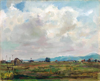Atmosphäre von Moos am Chiemsee bei Bersee - Hiasl Maier-Erding — Ansicht des Kunstwerks
