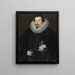 Portrait de Sir John Harrington - Hieronimos Custodis — gerahmtes Bild an der Wand