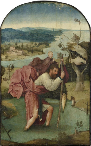 Hieronymus Bosch - Saint Christopher Carrying the Christ Child.webp