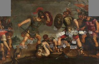 Hieronymus Francken II - Horatius Cocles at the Pons Sublicius.webp