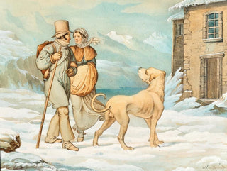 Szene auf dem Saint-Bernard - Hieronymus Hess — Ansicht des Kunstwerks