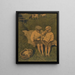 Die Hirten - Hilding Nyman — gerahmtes Bild an der Wand