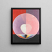 Colombes Nr. 2 - Hilma af Klint — gerahmtes Bild an der Wand