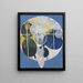 Die großen Gemälde Figuren Nr. 5 Gruppe 3 - Hilma af Klint — gerahmtes Bild an der Wand