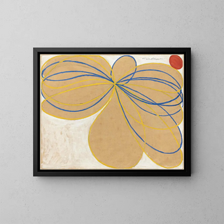 L'étoile à sept pointes n° 1 - Hilma af Klint — gerahmtes Bild an der Wand