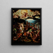 Der Märtyrertod der heiligen Katharina von Alexandria - Hipólito de Rioja — gerahmtes Bild an der Wand