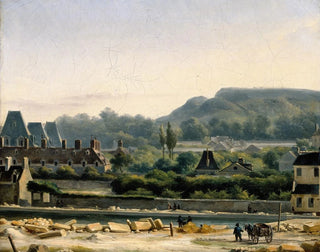 HippolyteBenjamin Adam - Vue de Lhpital SaintLouis et des ButtesChaumont.webp