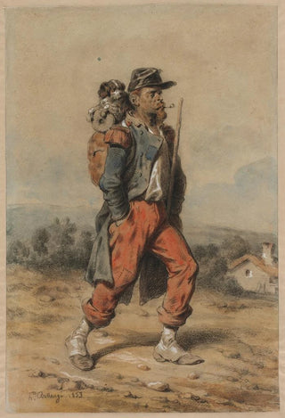 Hippolyte Bellang - Soldier with Dog.webp