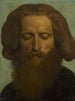 Kopf eines bärtigen Mannes - Hippolyte Flandrin — Ansicht des Kunstwerks