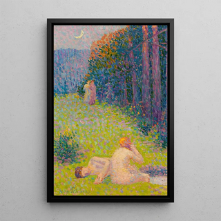 Hippolyte Petitjean - Bathers in a summer landscape.webp