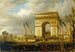 Die Feier der Brüderlichkeit am 20. April 1848 am Place de l'Étoile Verteilung der Fahnen an die Nationalgarde - Hippolyte Sbron — Ansicht des Kunstwerks