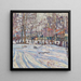 Winter - Abraham Manievich — gerahmtes Bild an der Wand