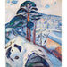Reproduktion des Gemäldes Winter in Kragerø - Edvard Munch