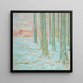 Winter im Wald - William Degouve de Nuncques — gerahmtes Bild an der Wand