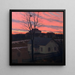 Abend - Hjalmar Linde — gerahmtes Bild an der Wand