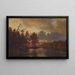 Ein finnisches Landschaftsbild - Hjalmar Munsterhjelm — gerahmtes Bild an der Wand