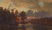 Ein finnisches Landschaftsbild - Hjalmar Munsterhjelm — Ansicht des Kunstwerks