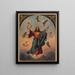 Christus im Majestät mit schwarzen und weißen Putti - A. Hoen & Co.. — gerahmtes Bild an der Wand