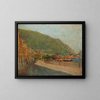 Castelmare de Castellamare - Holger Hvitfeldt Jerichau — gerahmtes Bild an der Wand