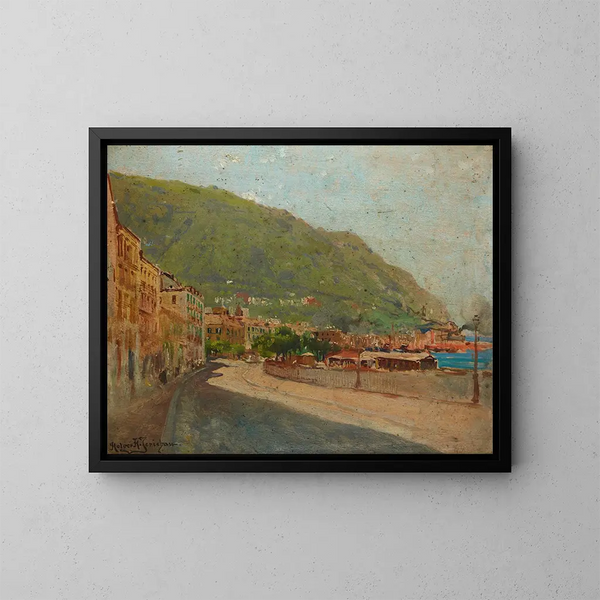 Castelmare de Castellamare - Holger Hvitfeldt Jerichau — gerahmtes Bild an der Wand