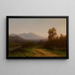 Landschaft des Hudson-Flusses - Homer Dodge Martin — gerahmtes Bild an der Wand