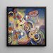 Hommage à Blériot - Robert Delaunay — gerahmtes Bild an der Wand