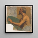 Mann blinder streckt den linken arm - Alphonse — gerahmtes Bild an der Wand
