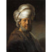 Reproduktion des Gemäldes Mann in orientalischer Kleidung - Rembrandt van Rijn