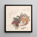 Hommes et femmes en costume de cour dansant - Kubo Shunman — gerahmtes Bild an der Wand