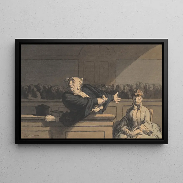 Honor Daumier - Le Dfenseur Counsel For The Defense.webp