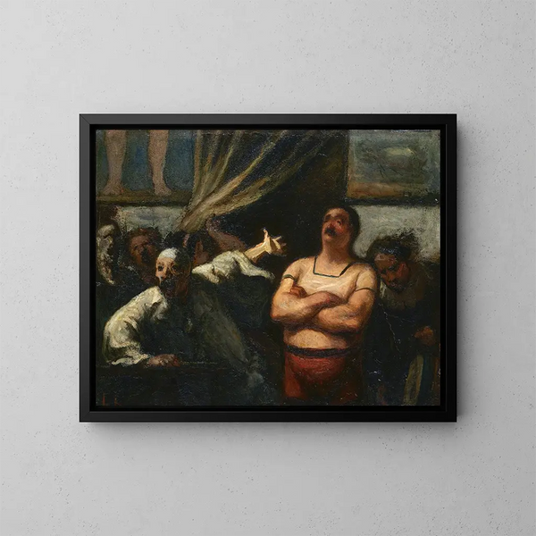 L'homme fort - Honoré Daumier — gerahmtes Bild an der Wand