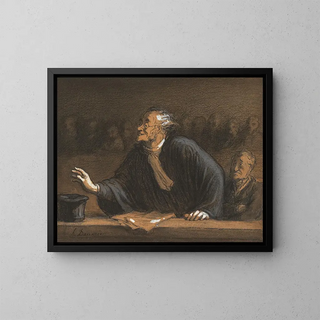 Honor Daumier - Un dfenseur habile.webp