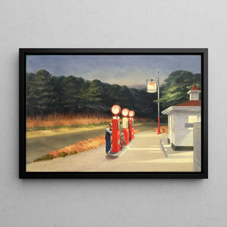 Gas - Edward Hopper | Art print Wall Decoration Painting Poster Copy