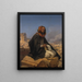 Jérémie auf den Ruinen Jerusalems - Horace Vernet — gerahmtes Bild an der Wand